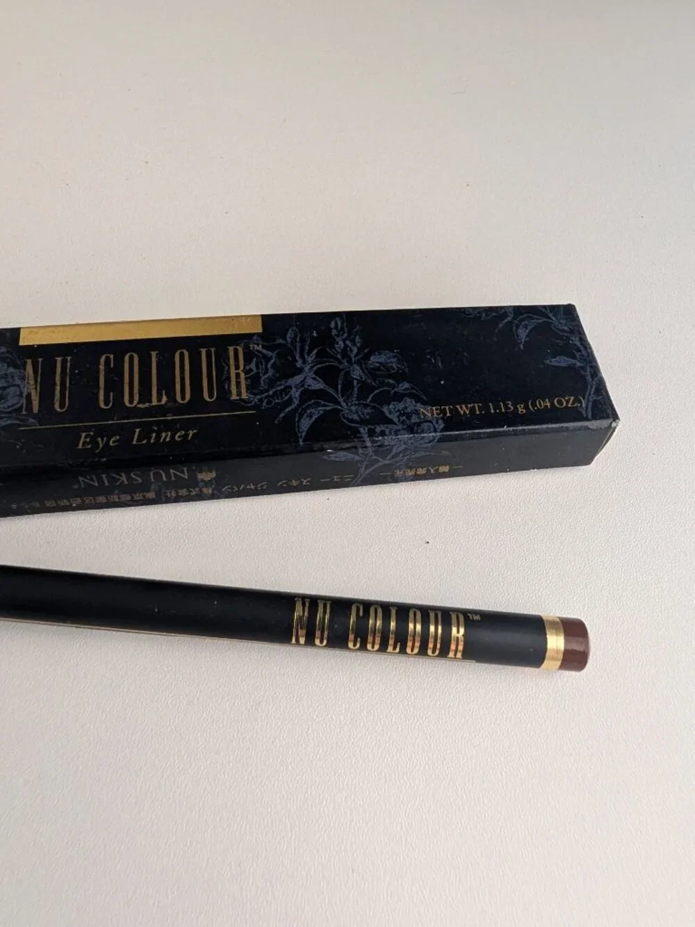 Nuskin Nu Colour Eye Liner Brown Suede New Old Stock Dented Tip